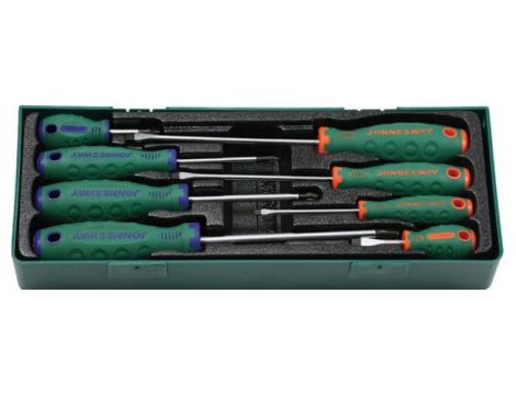 JONNESWAY WKRĘTAKI KOMPLET 8cz. WKŁADKA / PLASTIK    D71PP08SP