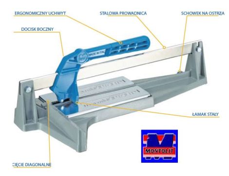 MONTOLIT PRZYRZĄD GLAZURNICZY 43A2 MINIPIUMA DO CIĘCIA PŁYTEK CERAMICZNYCH