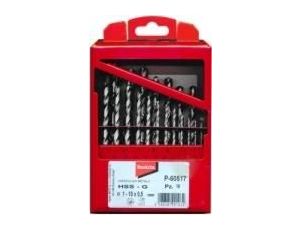 ZESTAW WIERTEŁ DO METALU HSS-G 19szt.