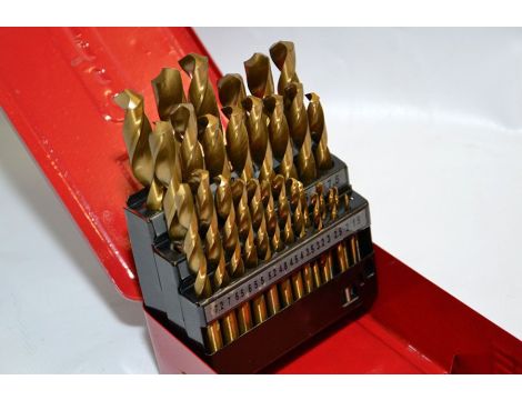 ZESTAW WIERTEŁ DO METALU HSS-CO5 19 szt