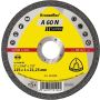 KLINGSPOR TARCZA DO CIĘCIA ALUMINIUM 125mm x 1,0mm x 22,2mm  A60N Supra - 3
