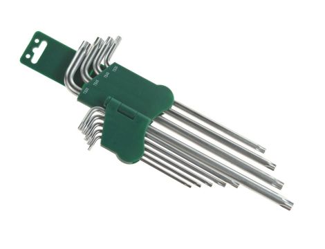 JONNESWAY KLUCZ TORX TYP "L" KOMPLET  9cz. BARDZO DŁUGIE 5-KĄTNE    H16109S