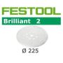 FESTOOL KRĄŻKI ŚCIERNE STF-D225/8 P320BR2 1szt. - 3