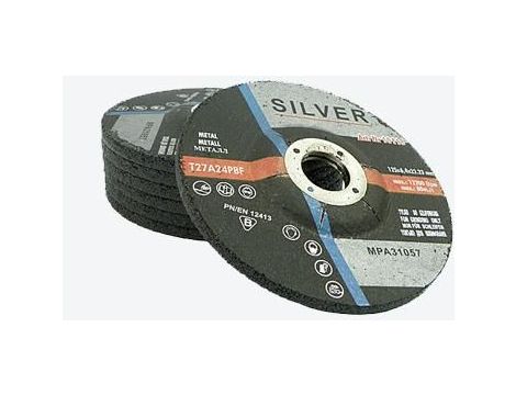 TARCZA DO SZLIFOWANIA METALU 125 x 6,4 x 22,2mm SILVER