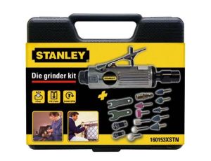 STANLEY SZLIFIERKA PROSTA PNEUMATYCZNA + AKCESORIA