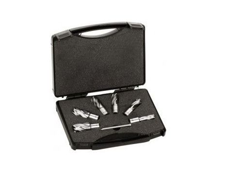 MILWAUKEE WIERTŁO TREPANACYJNE / FREZY OBWODOWE DO METALU KOMPLET 6szt. FI=14-16-18-20-22-24mm WELDON