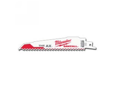MILWAUKEE BRZESZCZOT DO PIŁY SZABLASTEJ 150mm AX /5szt METAL / DREWNO / PCV >>> 48475021 - 2