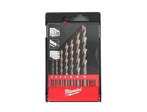 MILWAUKEE WIERTŁO UNIWERSALNE METAL / DREWNO / BETON KOMPLET 6szt. - 2