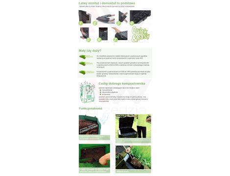 PROSPERPLAST KOMPOSTOWNIK 800L CZARNY - 3