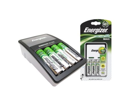 ENERGIZER ŁADOWARKA MAXI + 4AAPOWERPLUS