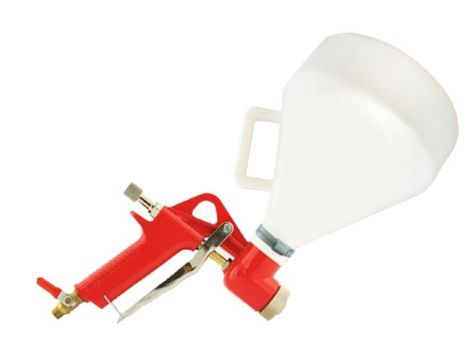 PISTOLET DO TYNKÓW ZBIORNIK PLASTIKOWY SILVER - 2