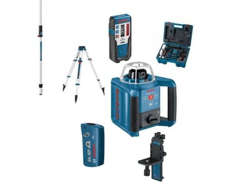 BOSCH LASER OBROTOWY GRL 300HV SET +STATYW BT 170 +ŁATA GR 240 061599405U
