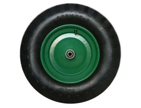 KOŁO PNEU.400/METAL/ŁOŻ+OŚ  MOCNE/ROMB