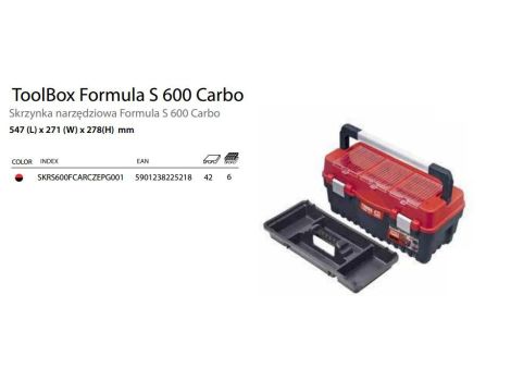 SKRZYNKA NARZĘDZIOWA FORMUŁA S ALU 600