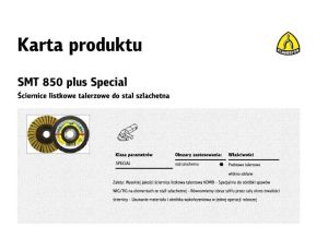 KLINGSPOR ŚCIERNICA LISTKOWA KOMBI SMT850 125mm COARSE