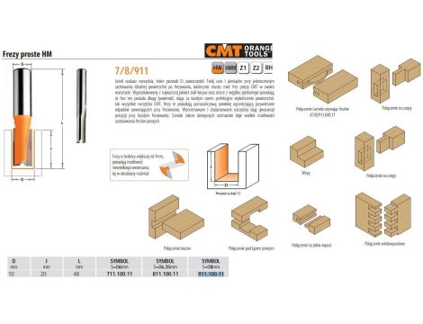 CMT FREZ HM D=10 I=20 L=48 S=8 PROSTY, KRÓTKI.%%%