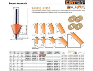 CMT FREZ HM A=15 D=19 I=11,5 S=8 DO UKOSOWANIA Z ŁOŻYSKIEM%%%