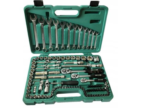 HONITON ZESTAW KLUCZY  111 ELEMENTÓW 1/4"-3/8"-1/2" - 4