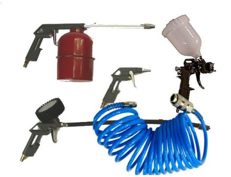 SILVER ZESTAW NARZĘDZI PNEUMATYCZNYCH  5 elem.