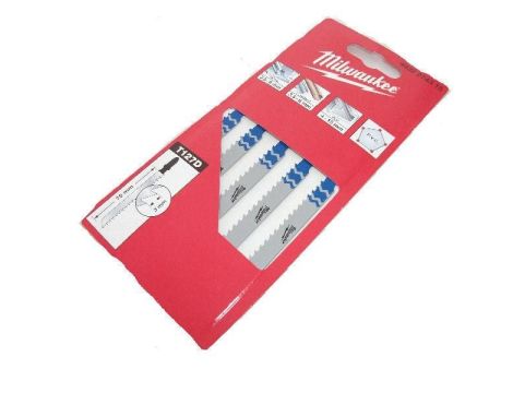 MILWAUKEE BRZESZCZOT DO WYRZYNARKI T127D 75mm KOMPLET - 5szt. DO ALUMINIUM - 2