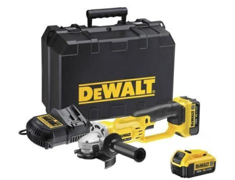 DEWALT SZLIFIERKA KĄTOWA 18V 125mm 2 x 4,0Ah XR LI-ION DCG412M2