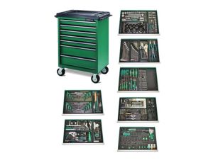 JONNESWAY WÓZEK WARSZTATOWY 7DW5 + 266szt. NARZĘDZI