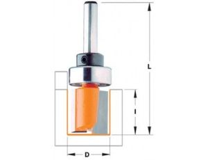 CMT FREZ PROSTY KRÓTKI HM D=22 I=20 L=57 S=8 Z GÓRNYM ŁOŻYSKIEM