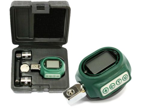 HONITON ZESTAW REDUKCJI Z ELEKTRONICZNYM MIERNIKIEM MOMENTU 3 cz. 1/4", 3/8", 1/2" - 2