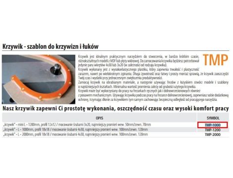 CMT KRZYWIK MINI L=1200 PROFIL 12x12 - 2