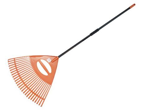 GRABIE PLASTIKOWE DO LIŚCI 26 ZĘBÓW OPRAWIONE TRZON METALOWY 26-ZĘBÓW - 2