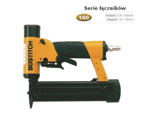 BOSTITCH SZTYFCIARKA PNEUMATYCZNA 15-30mm NA SZTYFTY BEZŁEPKOWE TYP 106 TU-216-2330K-E