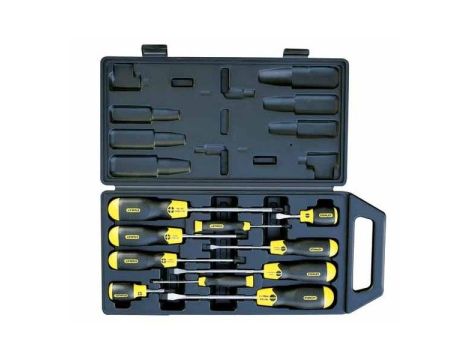 STANLEY ZESTAW WKRĘTAKÓW 10 elem. CUSHION GRIP PŁ+PH