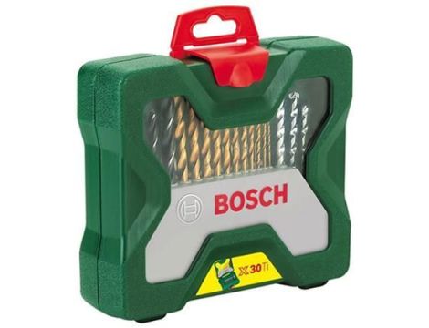 BOSCH ZESTAW X-LINE WIERTEŁ + KOŃCÓWKI - KOMPLET 30 części 2607019324