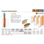 CMT FREZ PROSTY Z ŁOŻYSKIEM DOLNYM HM I=25,4 D=19 S=8 - 3