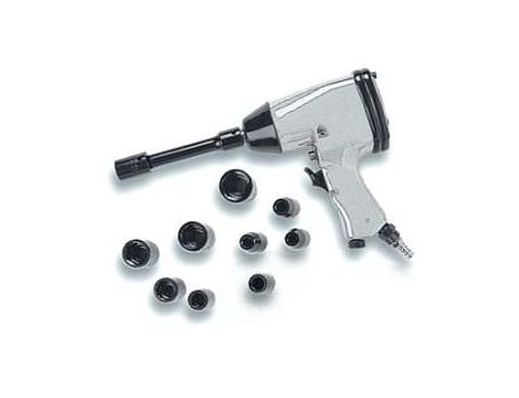 ABAC KLUCZ UDAROWY PNEUMATYCZNY 1/2" DŁUGI +NASADKI - 2