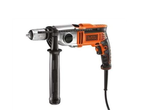 BLACK+DECKER WIERTARKA UDAROWA 910W 2-BIEGOWA WALIZKA KR911K