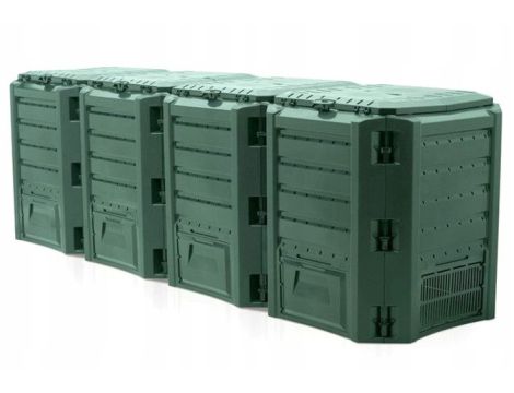 PROSPERPLAST KOMPOSTOWNIK 1600L ZIELONY 2610 x 719 x 826mm 4 SEGMENTY - 2