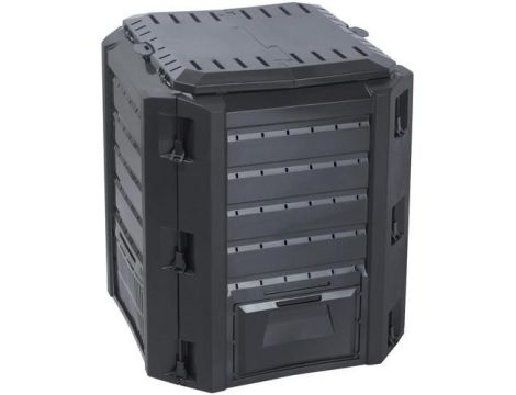 PROSPERPLAST KOMPOSTOWNIK 380L CZARNY 82 x 72 x 72cm - 2