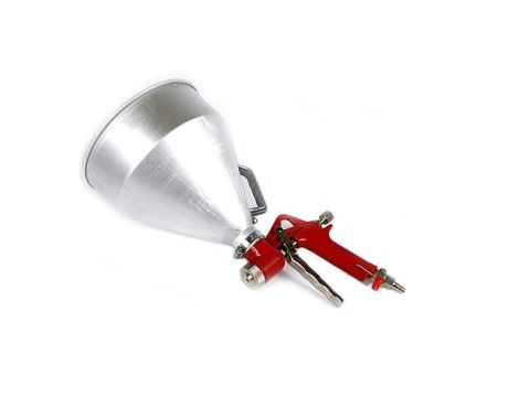 PISTOLET DO TYNKÓW ZBIORNIK METALOWY SILVER