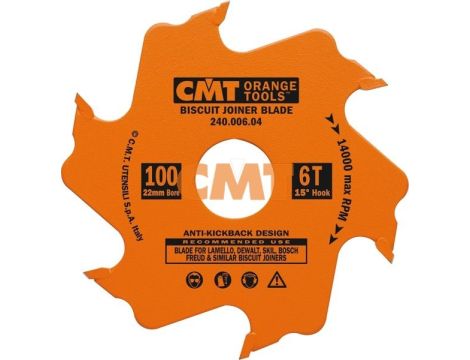 CMT FREZ PIŁKOWY -  LAMELLO  D=100 K=3,96 Z=6 F=22 DO LAMELOWNIC - 2