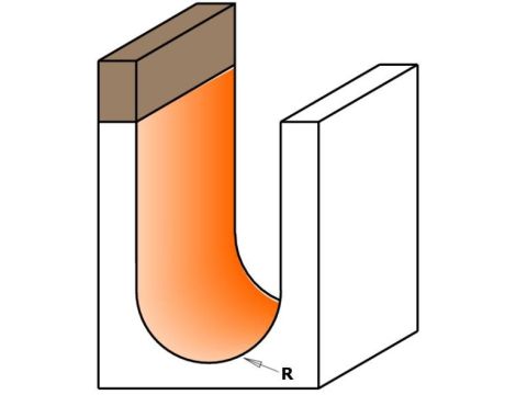 CMT FREZ DO KORYTEK I CZASZ HM R= 4,75 D=9,5 I=6,4 S=8%%% - 3