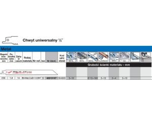MILWAUKEE BRZESZCZOT DO PIŁY SZABLASTEJ 230/1,8mm 50szt. METAL