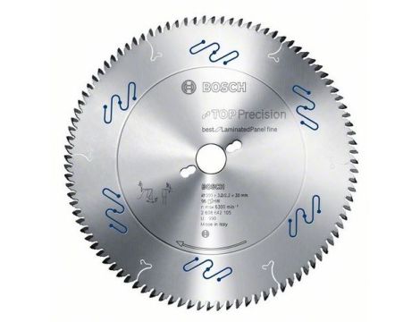 BOSCH PIŁA TARCZA PILARSKA TOP PRECISION BEST FOR LAMINATED 350 x 30 x3,5 mm, 108 2608642107