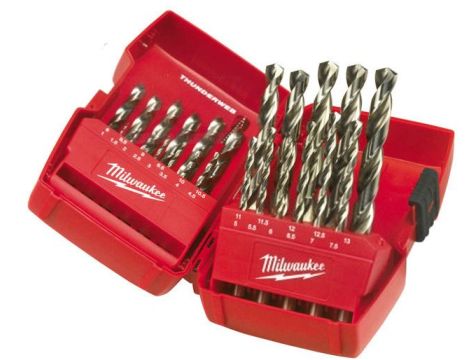 MILWAUKEE WIERTŁA DO METALU HSS-G THUNDERWEB KOMPLET 25 sztuk 1-13mm