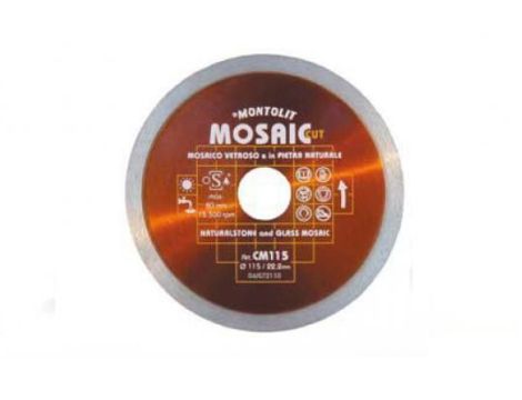 MONTOLIT TARCZA DO CIĘCIA MOZAIKI SZKLANEJ CM115 x 22,2mm