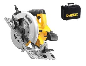 DEWALT PILARKA TARCZOWA 1600W 190 / 61 mm DO STOSOWANIA Z SZYNAMI DWE576K + WALIZKA