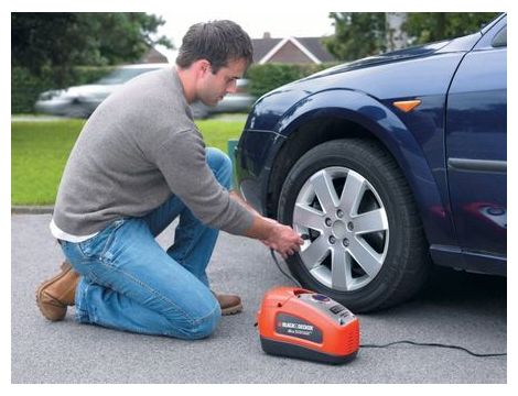 BLACK+DECKER KOMPRESOR / SPRĘŻARKA MINI 12V / 230V 11BAR - 7