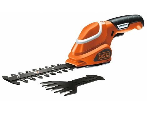 BLACK+DECKER NOŻYCE DO ŻYWOPŁOTU I TRAWY 7V 1,2Ah LI-ION GSL700