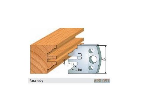 CMT NOŻE PROFILOWE HSS 40 x 4mm