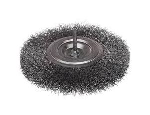 SZCZOTKA TARCZOWA FALISTA  Fi 80mm TRZPIEŃ